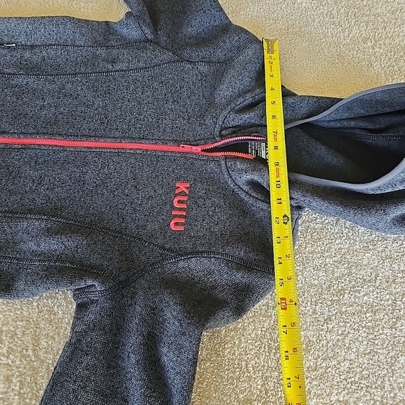 Kuiu Base Camp Hooded Full-zip Gray  Size L (Fits M) High Loft Sweater Fleece - Picture 13 of 16